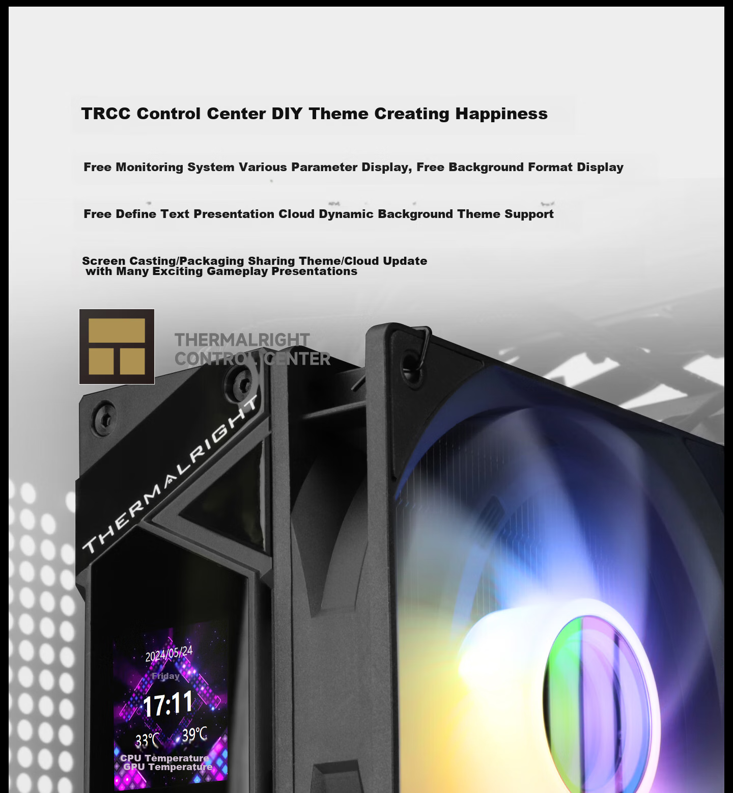Thermalright Assassin Spirit 120 VISION ARGB BLACK CPU Air Cooler AS120 VISION ARGB BLACK 7