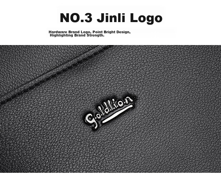 Goldlion Men's Crossbody Bag, Versatile Business Shoulder Bag, Cowhide Large Capacity Messenger Bag, Birthday Gift 7