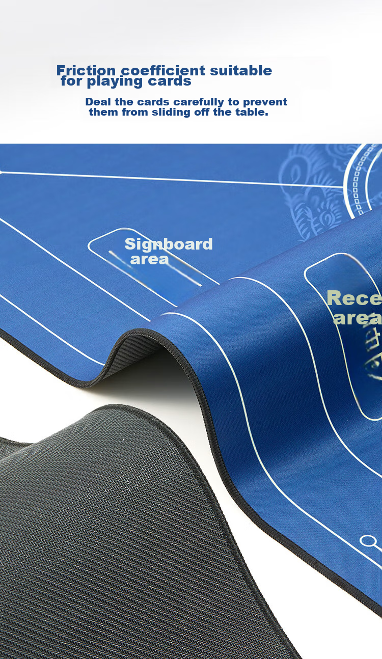 JD Original Guadain Specialized Tablecloth for Playing Cards, Chess Room Competition Dedicated Table Mat, Waterproof Tablecloth with Velvet Surface for Mahjong 7