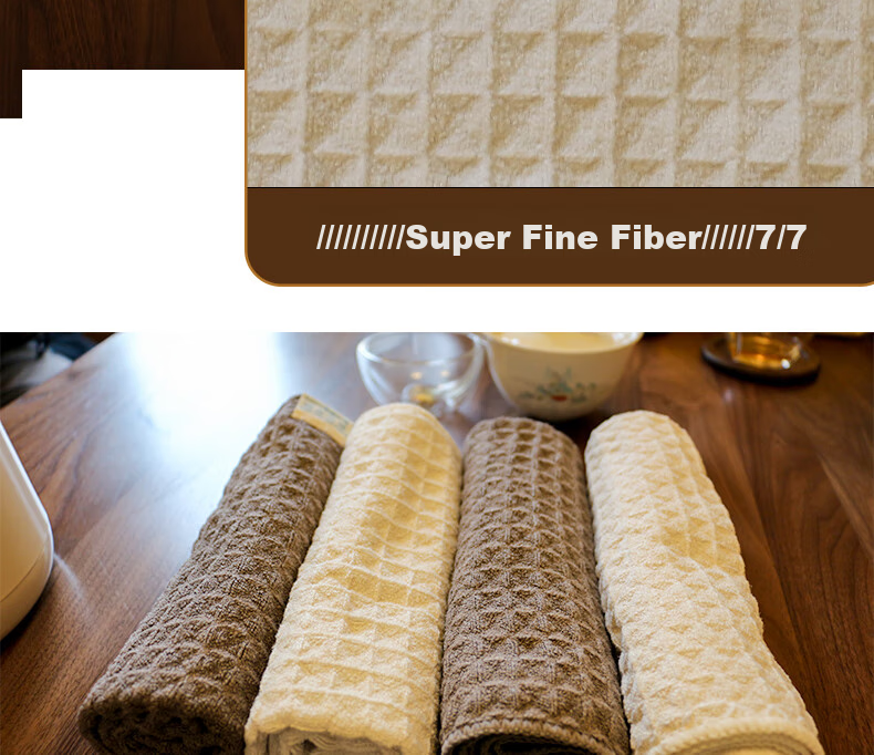 Rother Floor Cleaning Cloth 24*40cm*3 Pieces, Lint-Free Floor Towel, Flat Mop Replacement 8