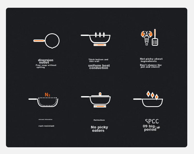 COOKER KING Wok Iron Pan Ultra Iron Anti-Rust Royal Zero Coating Flat Bottom Frying Pan 30cm Compatible with Induction Cooker FXH30CG 3