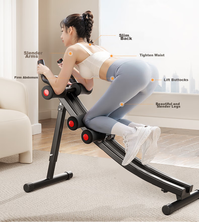 XTEP Abdominal Exercise Machine for Waist Shaping, Home Sit-Ups, Men's And Women's Abdominal Trainer, Indoor Multi-Functional Belly Fat Reduction Fitness Equipment 5