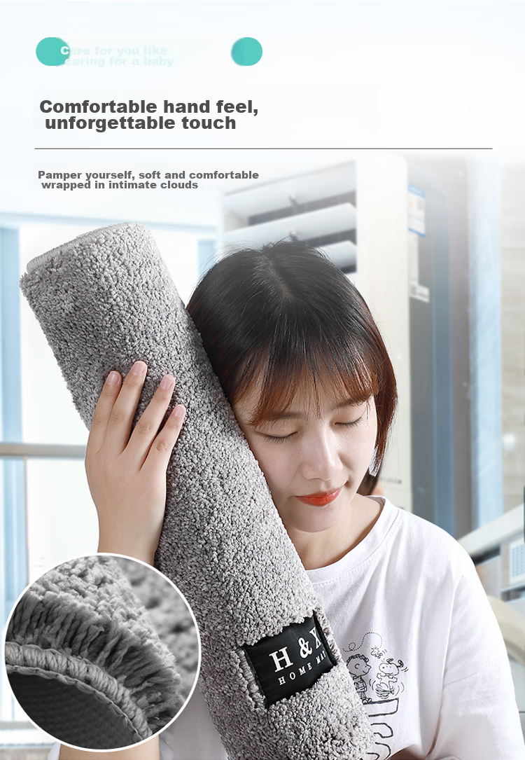 Huaxu Household Bathroom Absorbent Mat, Non-Slip Mat for Bathroom Entrance, Toilet Foot Mat, Door Mat for Entryway And Bedroom, Gray, Size 58 9