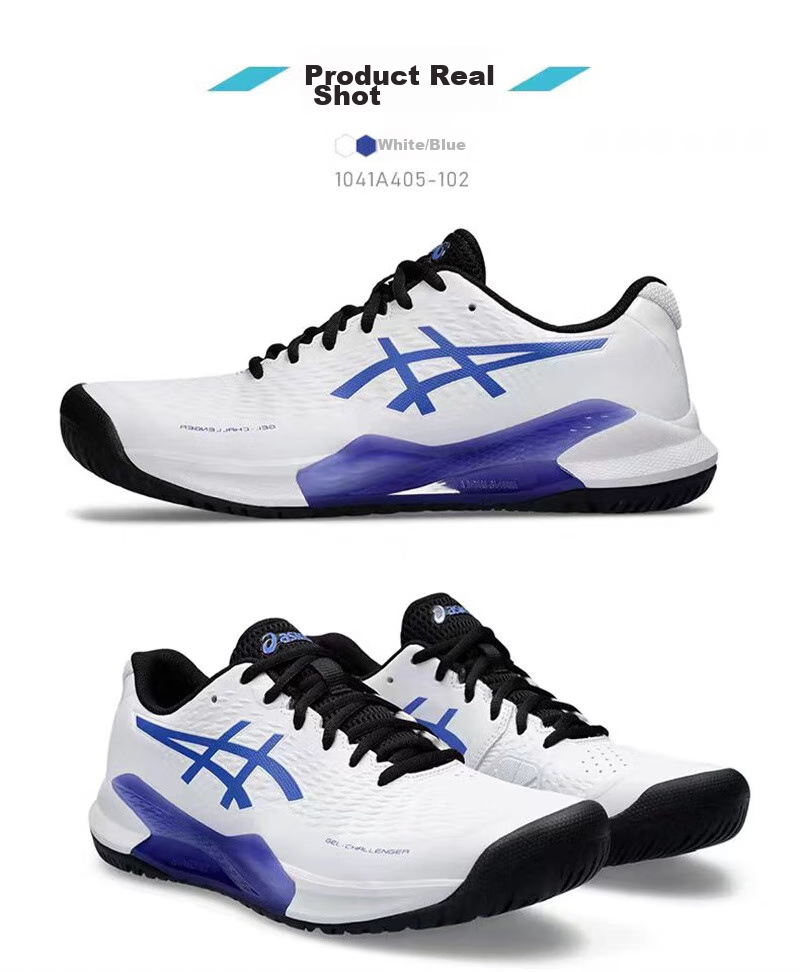 ASICS Men's Tennis Shoes GEL-CHALLENGER 15 1042A294-101 Size 36 12