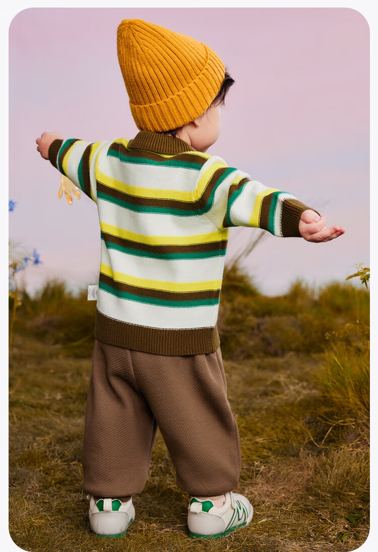 Minibala Children's Sweater for Boys And Girls, New Autumn/Winter 2024 Knitted Sweater Collectio 15