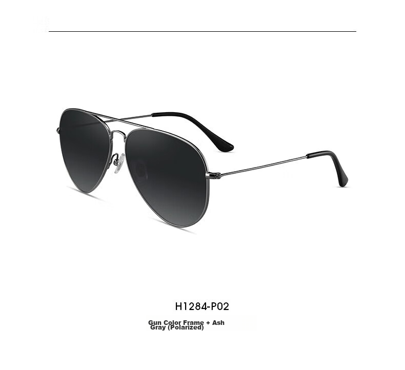 HELEN KELLER Sunglasses for Men, UV Protection Polarized Aviator Glasses, Driving Gradient Color Sun Protection Eyewear 10