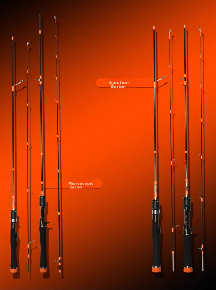 CRONY Autumn Stream 2nd Generation UL Ultra-Soft Action Lure Rod, Micro-Ejecting Bass Rod, Micro-Gun Handle, 1.83 Meters, C602L 6