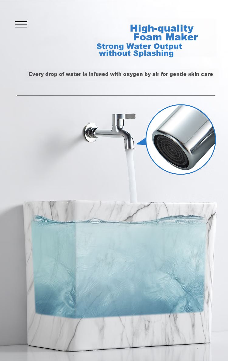 MEJUE Extended Mop Sink Faucet, Copper, Mop Sink Tap, Ceramic Valve Core Quick-Open Extended, Faucet Z-016441 8