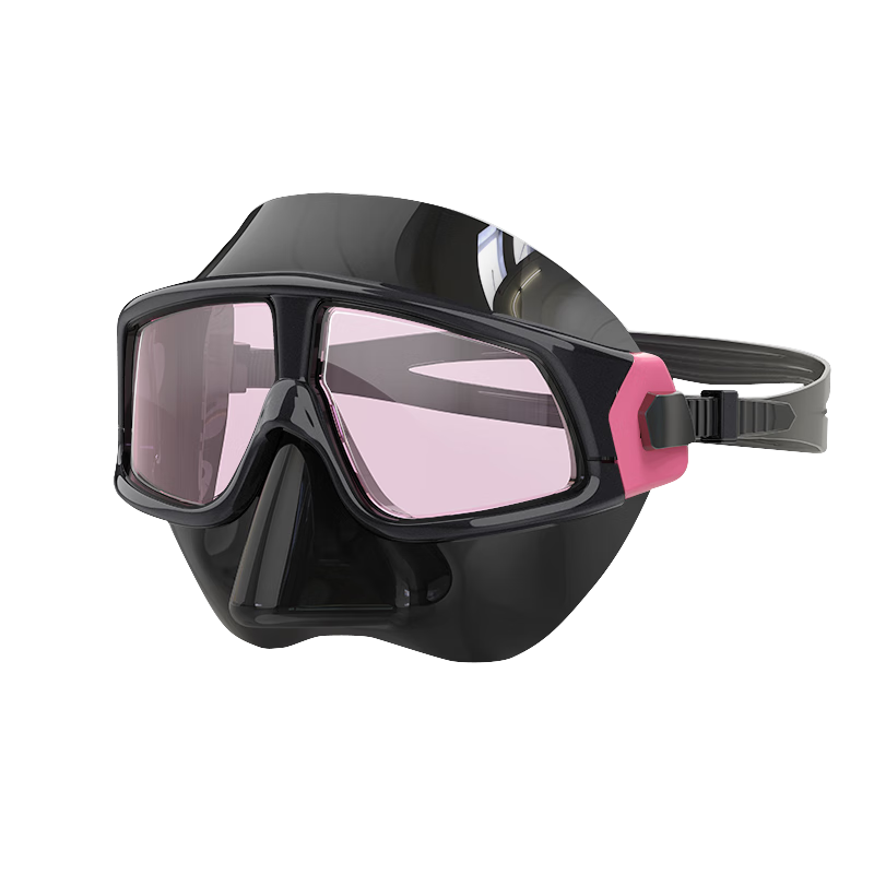 WATERTIME/Shuichuan Diving Mask, Snorkeling Set, Complete Dry Breathing System, for Nearsighted Adults, Swimming And Diving Face Mask