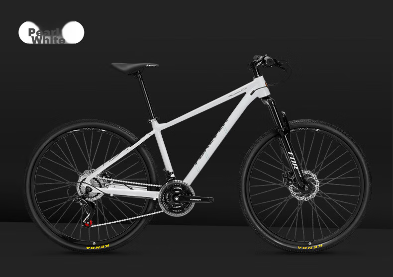 FOREVER Mountain Bike, 26-Inch Shimano, 27-Speed, Aluminum Frame, for Men And Women, Adult And Student Use, City And Off-Road Cycling, Gray Color 28