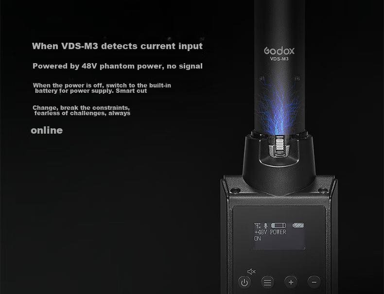 Godox VDS-M3 Ultra-Cardioid Lavalier Microphone for Broadcasting, Interviews, Outdoor Recording, Vlogging, Noise Reduction And Sound Pickup 6
