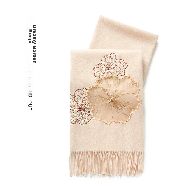 Hangsifu Pure Wool Scarf, Large Size Wrap Shawl, Practical Birthday Gift for Elders And Mothers, Mid-Autumn Festival Gift Box Set 42