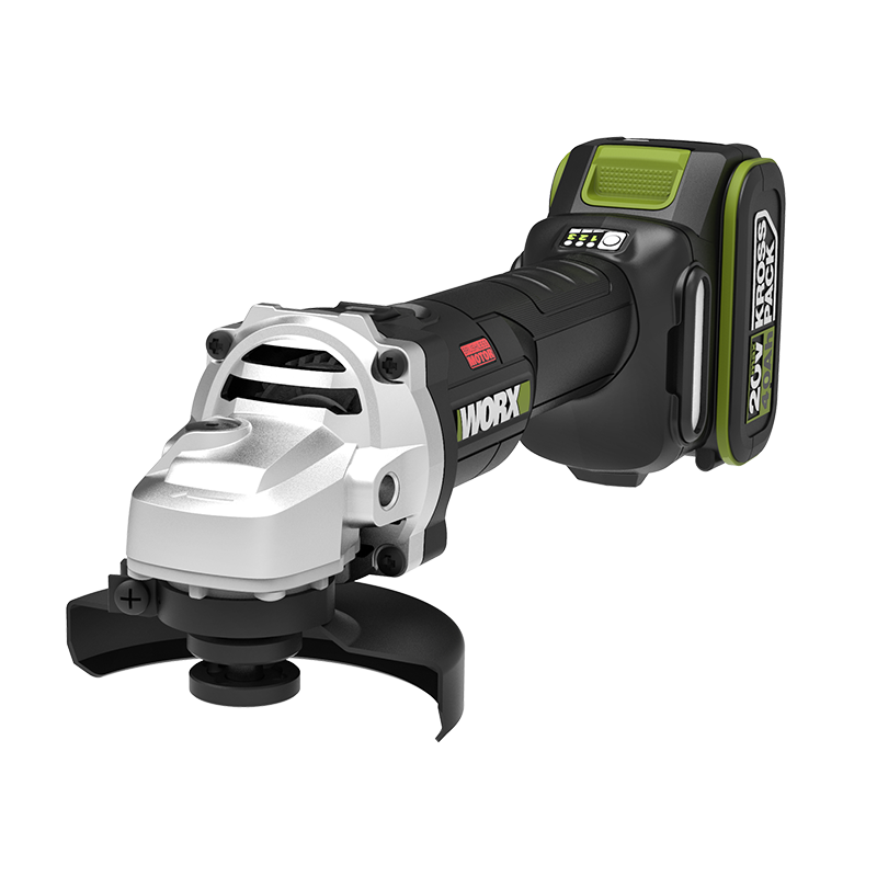 Worx 20V Brushless Lithium Battery Angle Grinder WU806.5 (4.0Ah Single Battery Fast Charger) Cutting and Grinding Handheld Cordless Tool