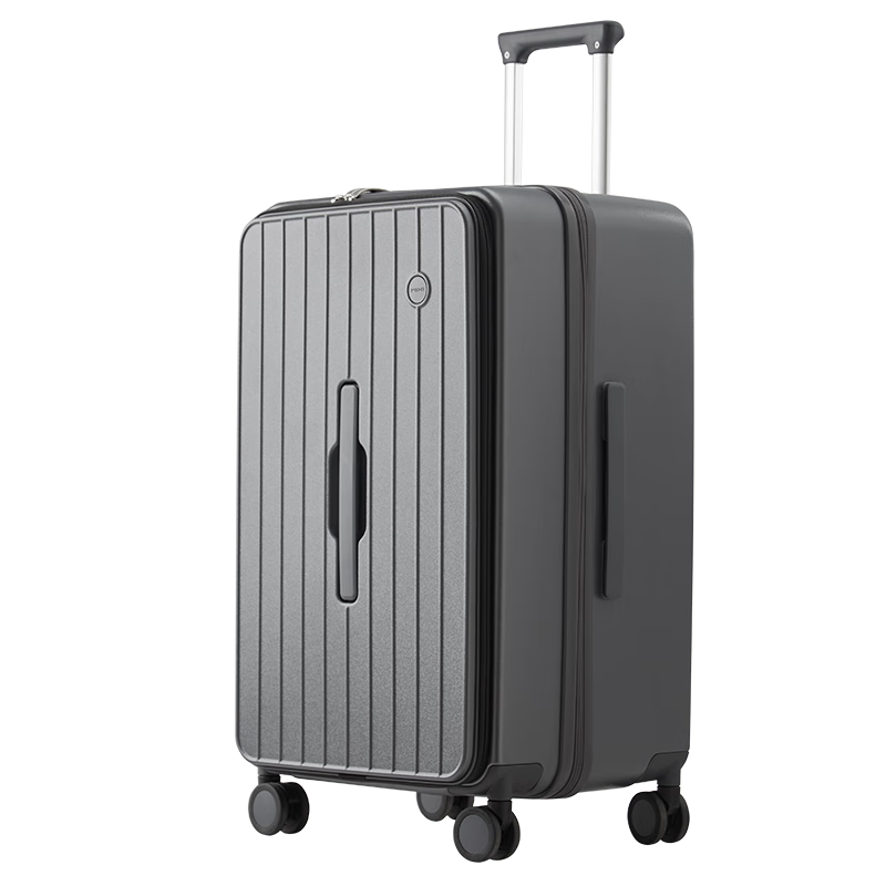 Mixi Side-Opening Luggage, Large Capacity Suitcase for Men, 20-Inch Carry-On, Spinner Wheels, Travel Password Lock Case for Wome