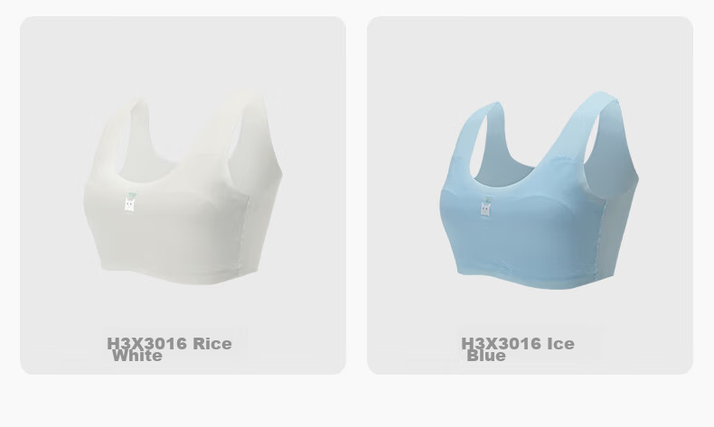 Hodo Girls' Bra, Modal Mesh Breathable Vest, First Stage Brassiere, Middle School Student Camisole, X3016 Off-White, Size 160 6