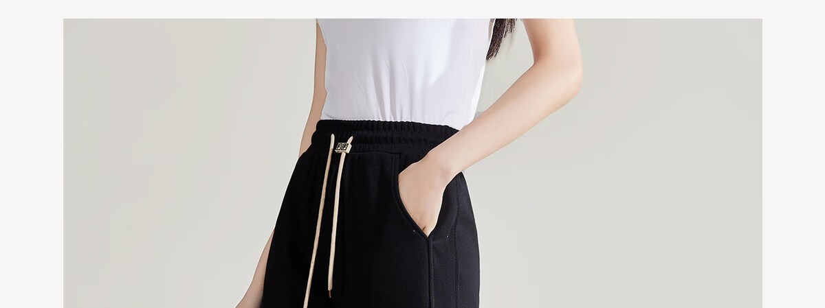 Halo Queen Women's Joggers with Elastic Waistband And Drawstring, Casual Pants for Spring And Autumn, Loose-Fitting Slimming Sweatpants H13QR1953 3