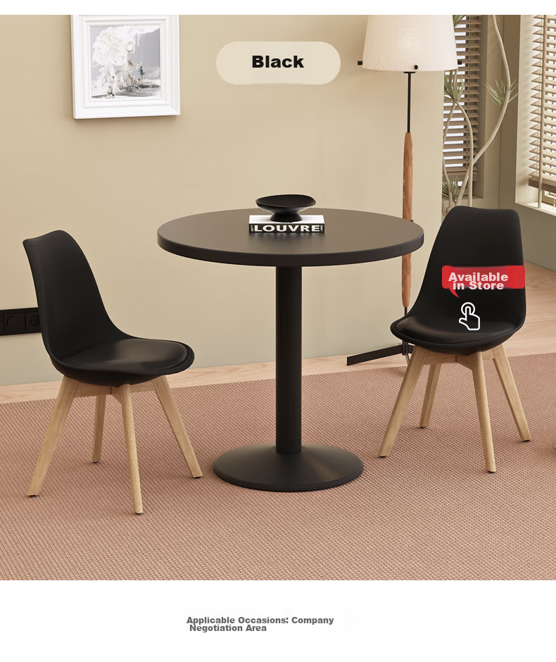 Fanshe Dining Table Small Round Table Small Square Table Negotiation Table Balcony Bar Counter Milk Tea Coffee Business Hall Apartment Leisure Table And Chairs 11