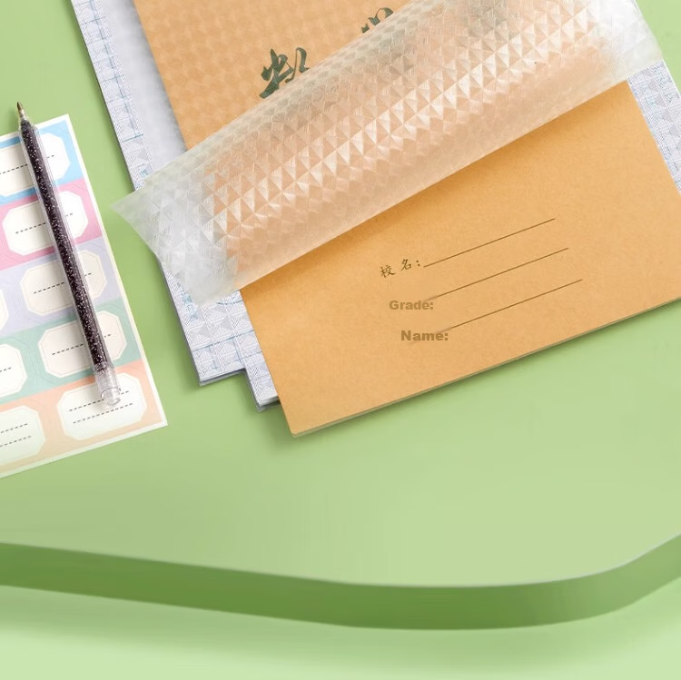 Liupintang Self-Adhesive Notebook Cover, Transparent Frosted A5 Book Cover, 16K Elementary School First And Second Grade Textbook Cover, 32K Grid Arithmetic Book Cover, Basic Training 2