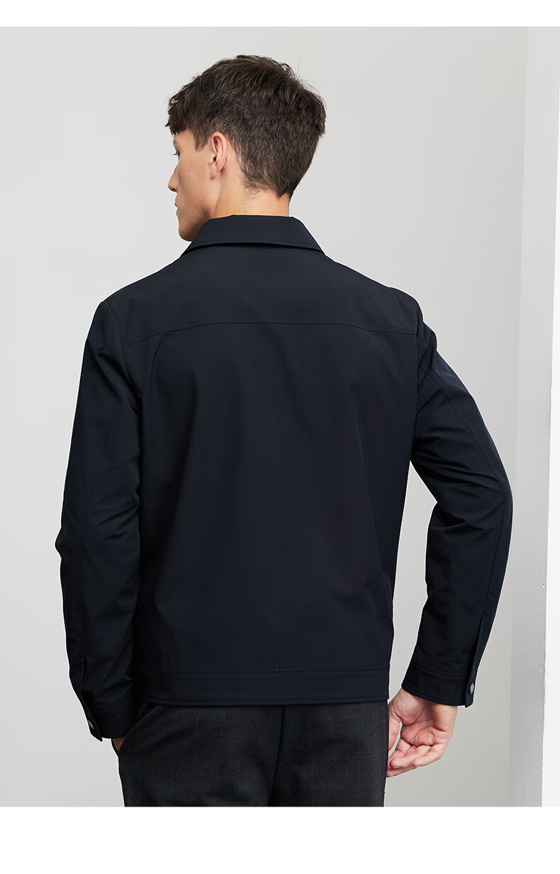 DANCING WOLVES [Delicate Lining] Workwear-Style Lapel Jacket, Autumn And Winter, Easy-Care Business Style, Commuter Men's Jacket 16