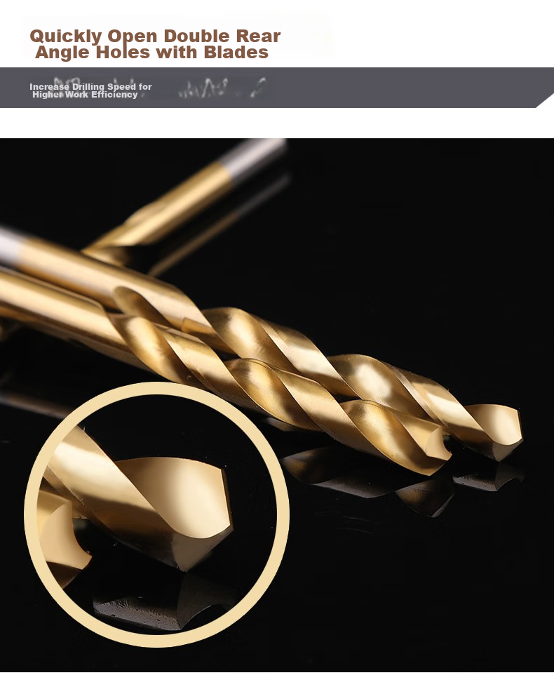 GREENER Twist Drill Bit Set for Stainless Steel, Hole Drilling Hand Drill, Quick Hole Making, Cobalt-Containing High-Speed Steel, 19-Piece Set 9