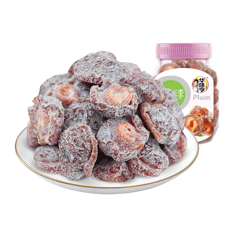 华味亨   盐津半李180g/罐 蜜饯果干果脯梅子干李休闲零食团购送礼