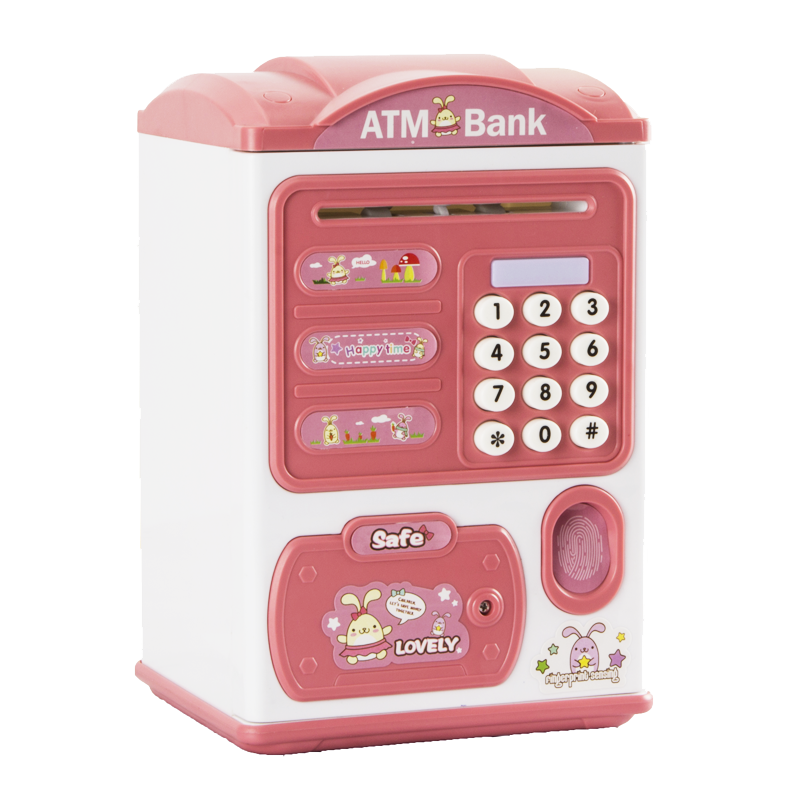 JUMP HERO Girls' Piggy Bank with Password Toy for Ages 6-12, Money In Only, Boys' 8-Year Savings Bank, Birthday Children's New Year Gift