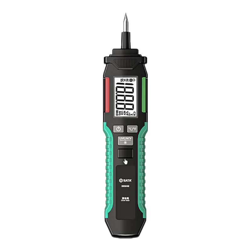 Shida SATA Non-Contact Voltage Tester, Smart Induction Circuit Detector for Electricians, High-Precision Voltage Pen D05046