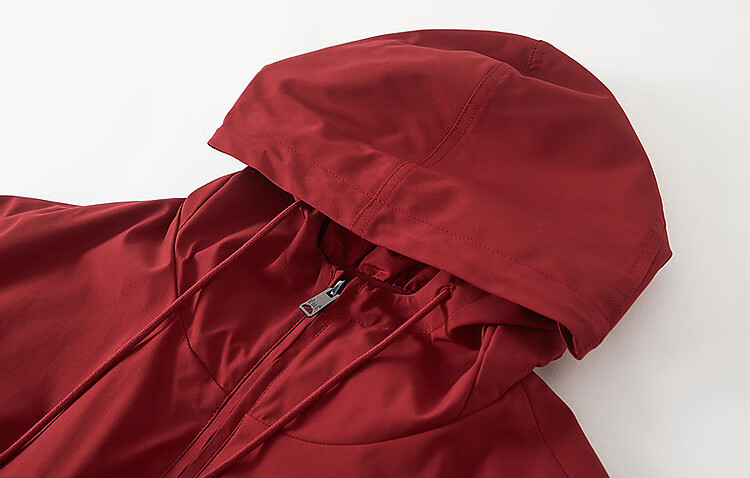 Dme [Dare to Act] Spring And Autumn High-Tech Triple-Protection Hooded Elegant Pleated Petite Short Women's Jacket 12