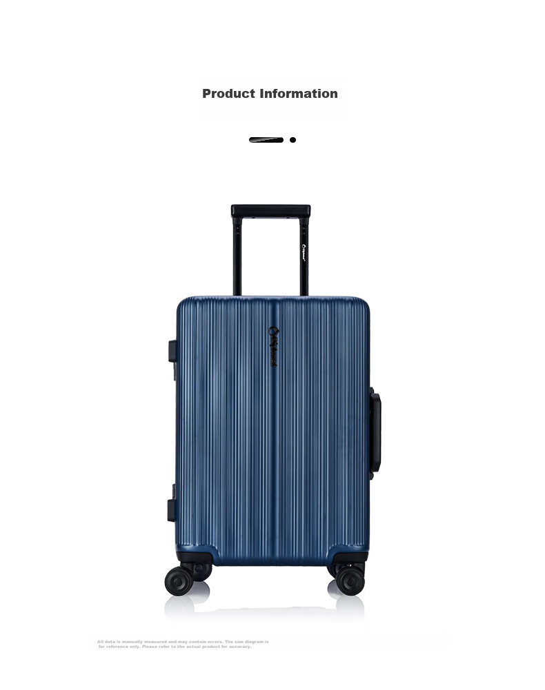 Diplomat Large Capacity 25-Inch Suitcase with Password Lock for Men And Women, Travel Luggage TC-26173 Navy Blue 8