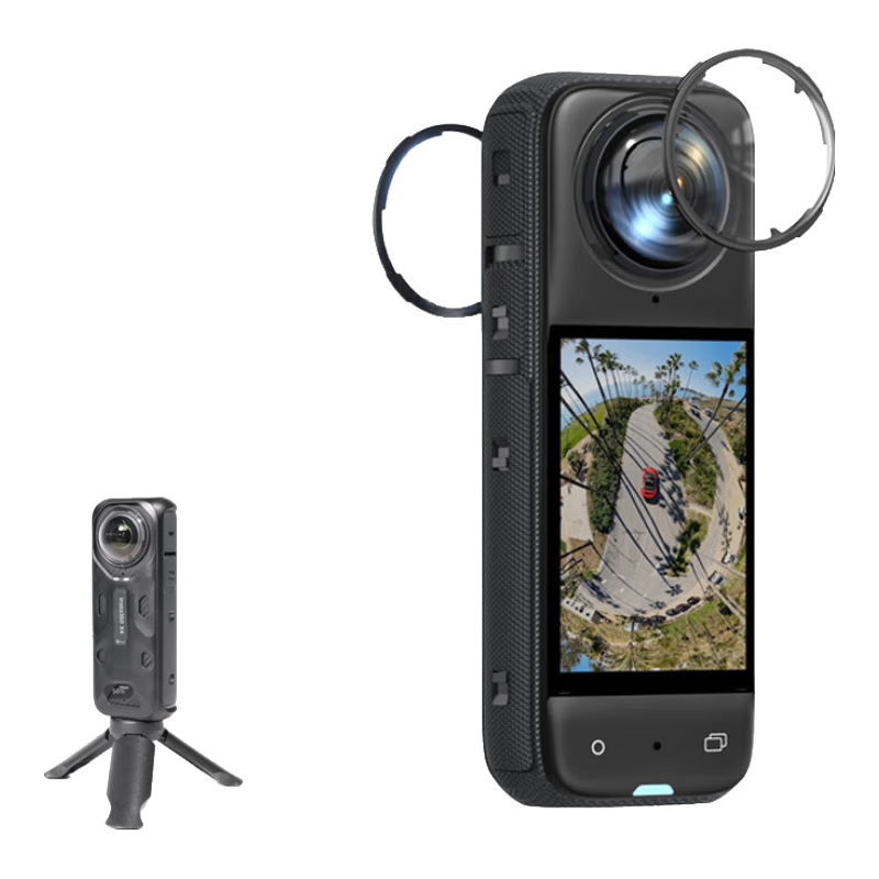 Qiye Protective Glass Lens Screen Protector for Insta360 X4 Panorama Camera Accessories High Definition High Transparency Instax4