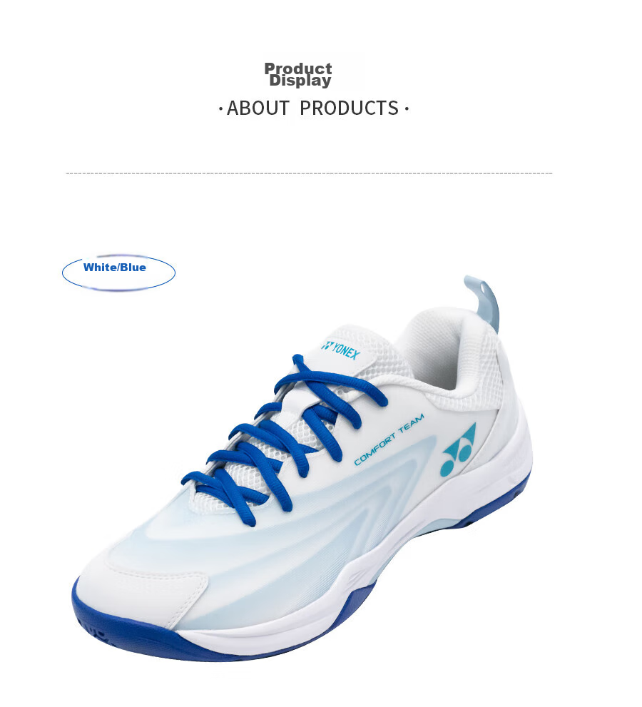 YONEX Badminton Shoes for Women, Professional Shock-Absorbing Sports Shoes SHBCFT2EX, Pearl Light Purple, Size 37 12