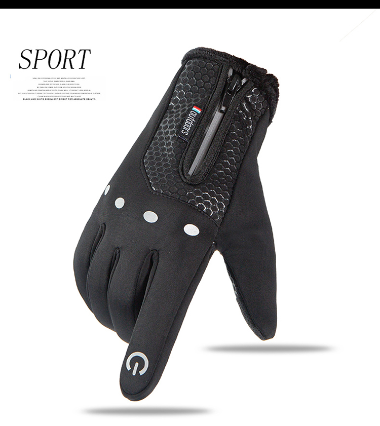 SolarStorm Winter Warm Gloves, Waterproof And Windproof, Fleece-Lined, Suitable for Men And Women, Touchscreen Compatible, Outdoor Cycling, Thickened Non-Slip Gloves 16