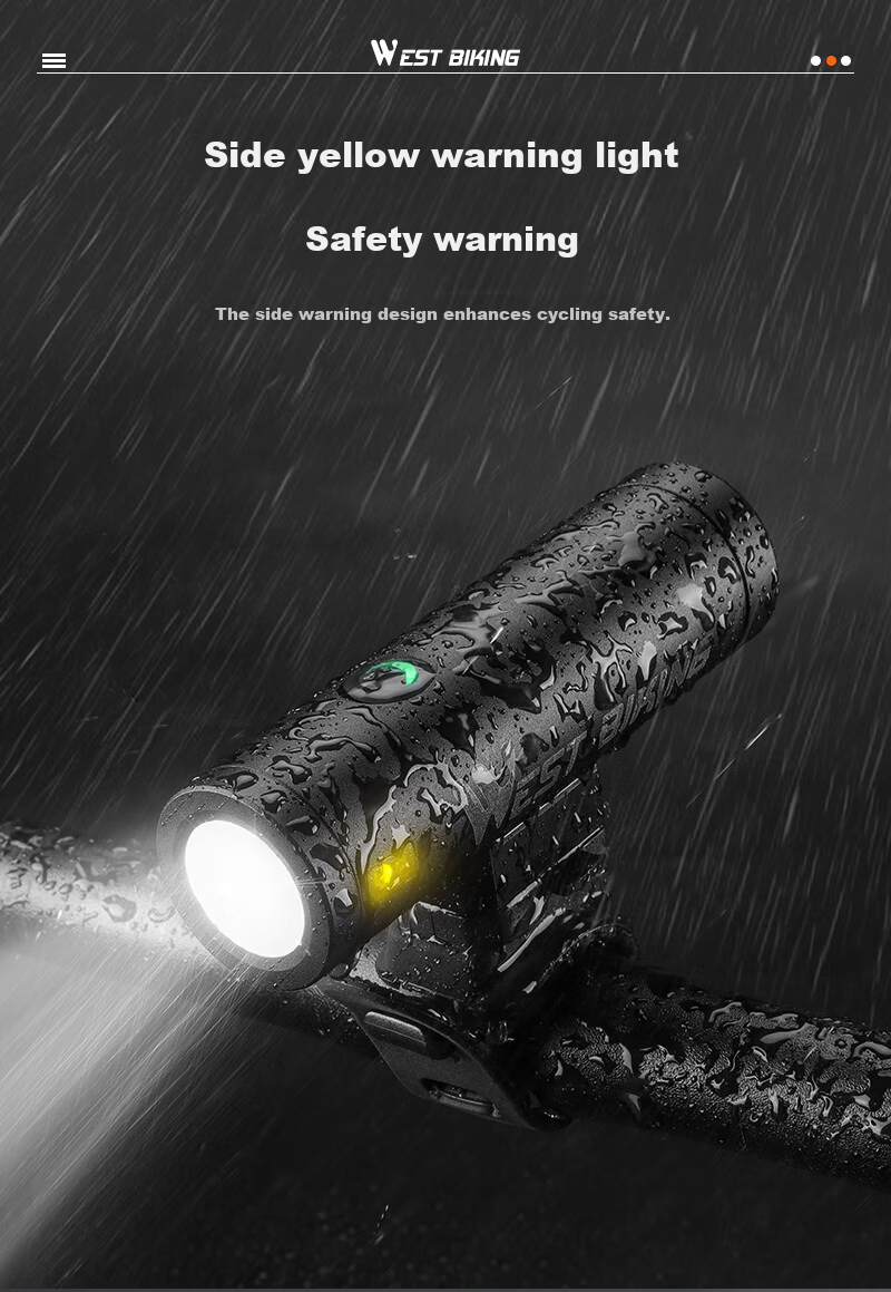 WestBiking Bicycle Light, Type-C Charging Front Light, Night Riding High Beam Flashlight, Waterproof Mountain Bike Cycling Equipment 9