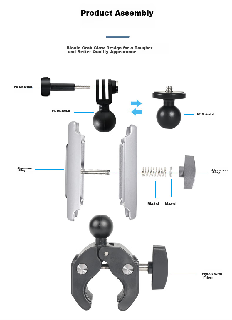 Qiye Head Strap Mount Compatible with DJI Action 4 And Action 5 Pro Accessories, Quick-Release First-Person View Visual Shooting Forehead Vertical Shooting for Lingmou 3 12