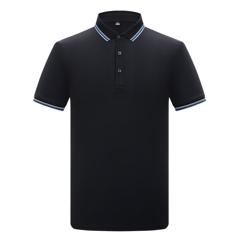 Jeanswest Polo Shirt for Men, Summer 2026 Thin Style, Fashionable Casual Quick-Dry Comfortable Cool-Feeling Antibacterial Men's Top, Navy Blue XL