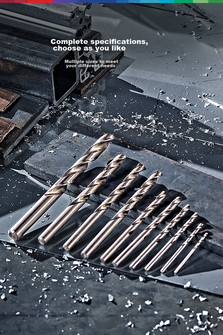 BOSCH High-Speed Metal Steel Twist Drill Bits for Electric Drills, Alloy Steel Aluminum Alloy Metal Drilling 2/3/4/5/6mm (5-Piece Set) 2