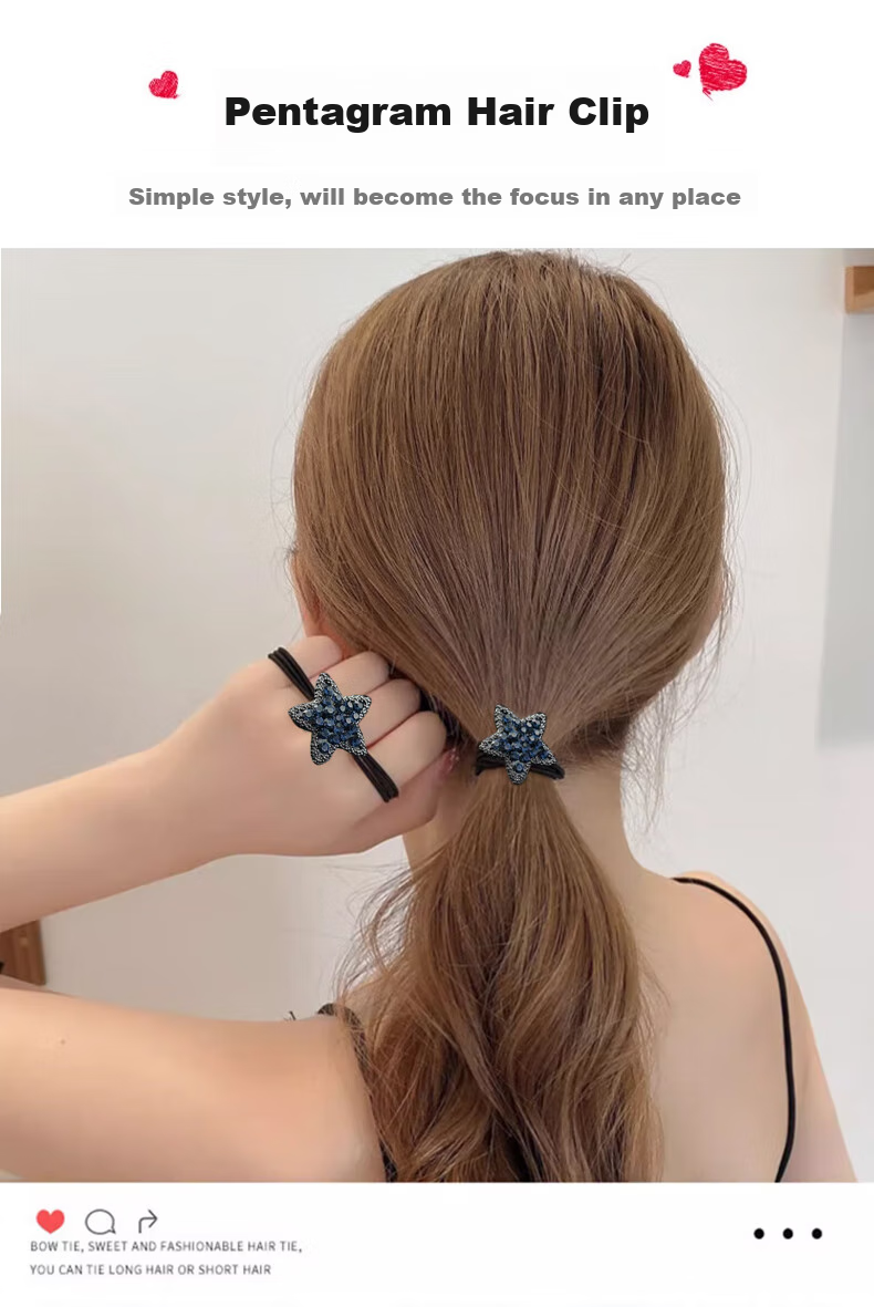 Gunai One-Week Hair Tie Hair Accessory Elastic Hair Band Hair Rope Set Valentine's Day Gift for Girlfriend 9