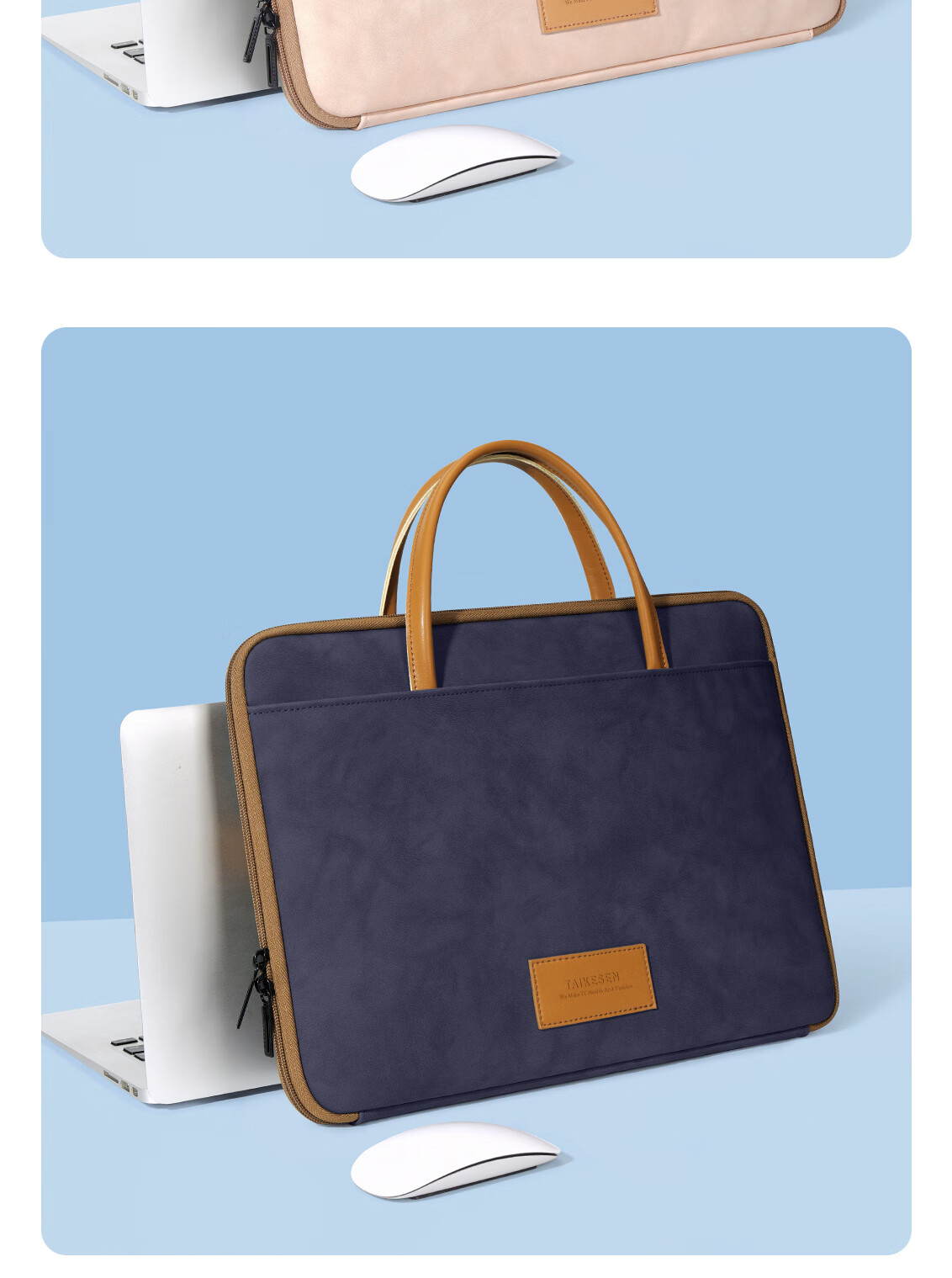 Taikesen Laptop Bag Compatible with Huawei 16-Inch Apple Lenovo Laptops, Protective Case for Men And Women, Stylish Desig 19