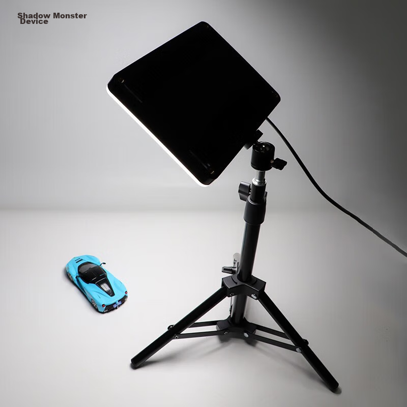 Hakutatz Desktop LED Photography Live Streaming Fill Light Small Studio Light for Streamers, Food, Jewelry, Jade, Antiques, Still Life, Weddings, Overhead Shooting Product Photography Light Jewelry