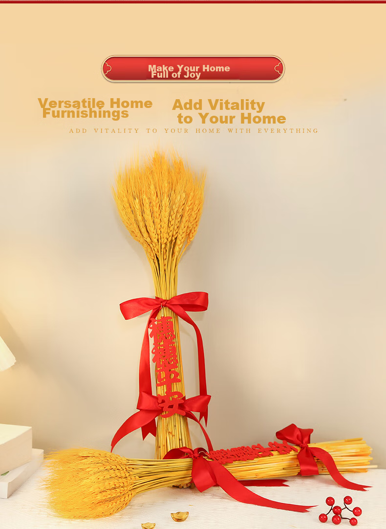 Jiamo Housewarming Decoration, Rice And Wheat Ear Ornaments, New Home Moving Supplies, New House Entrance Ceremony Decorations 3