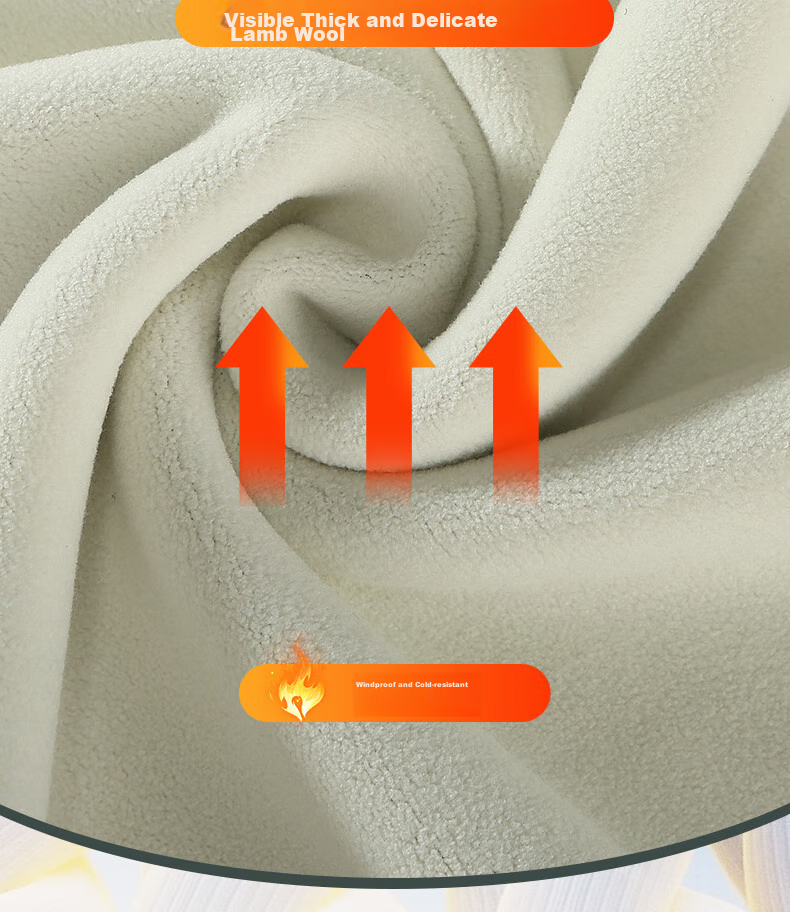 LangSha Thermal Underwear for Men, Fleece-Lined Thickened Top, Single Piece Autumn And Winter Inner Wear, Slim-Fit Cotton Sweater, Fleece-Lined Base Layer 9
