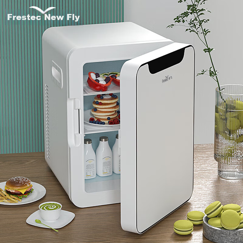 Xinfei (Frestec) Car Refrigerator, 12L Mini Fridge, Dual-Use for Car And Home, Breast Milk Storage, Outdoor And Indoor Use, Cooling And Heating Box