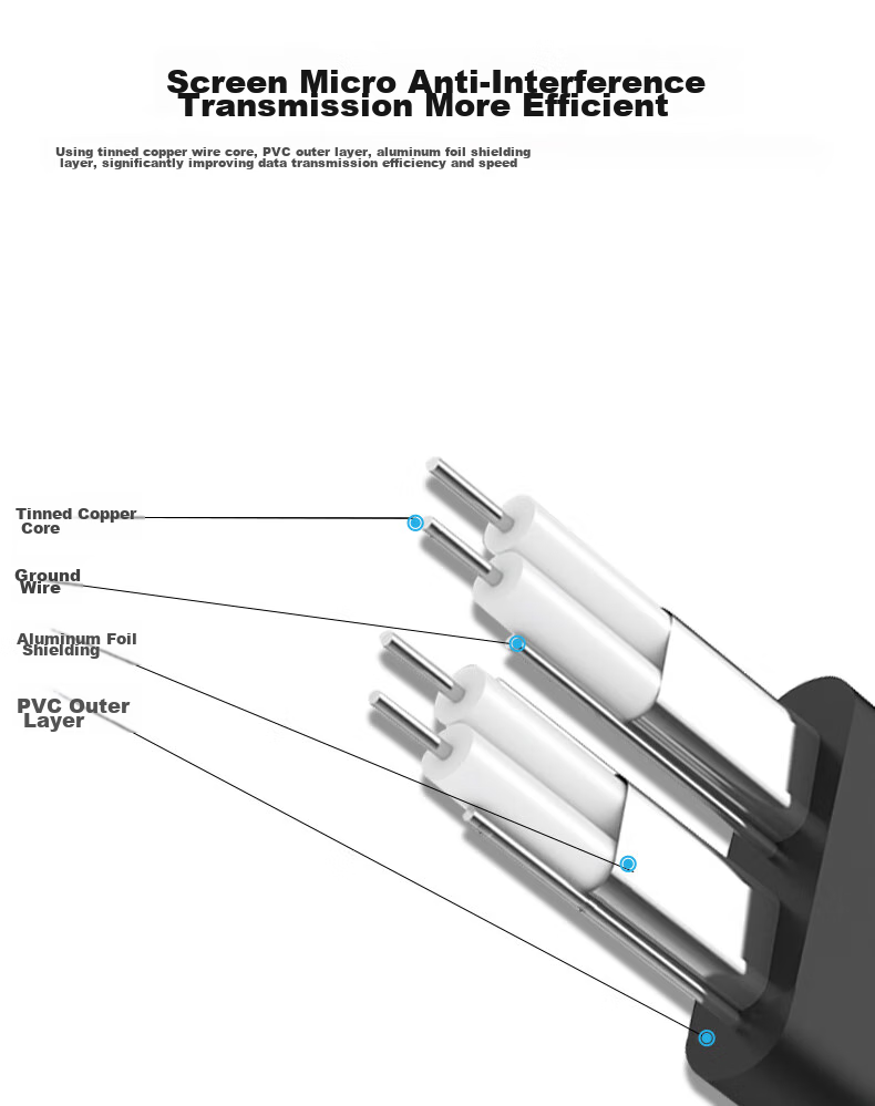 JEYI High-Speed SATA 3.0 Hard Drive Data Cable, Solid State And Mechanical Hard Drive Data Connection Cable, Optical Drive Dual-Channel Conversion Cable Double Straight Head, 40 Cm 7