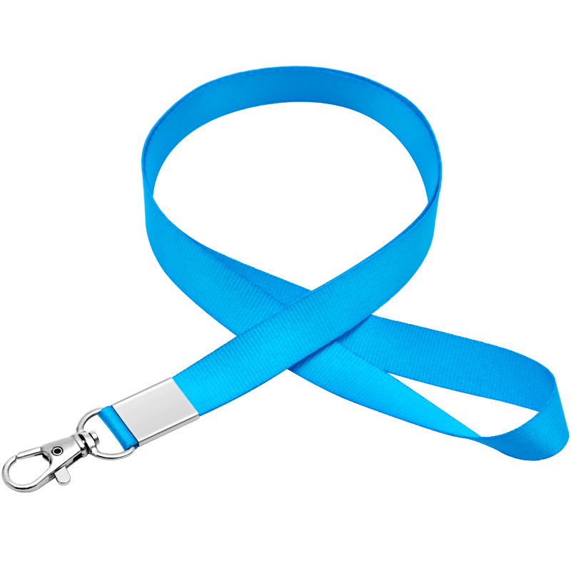 UHOO 6742-6 Lanyard for ID Cards (1.5cm Wide), Sky Blue, 6 Pieces/pack, ID Card Holder for Work Permits, Employee Badges, Chest Cards, Bus Cards, Student Meal Cards with Lanyard