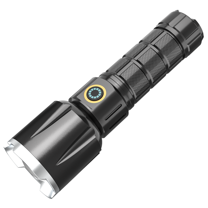 EWPLORE WASP Aluminum Alloy Zoomable Flashlight, High-Intensity Bright Long-Range 26650 Model Searchlight, Handheld Lamp, Outdoor Lighting