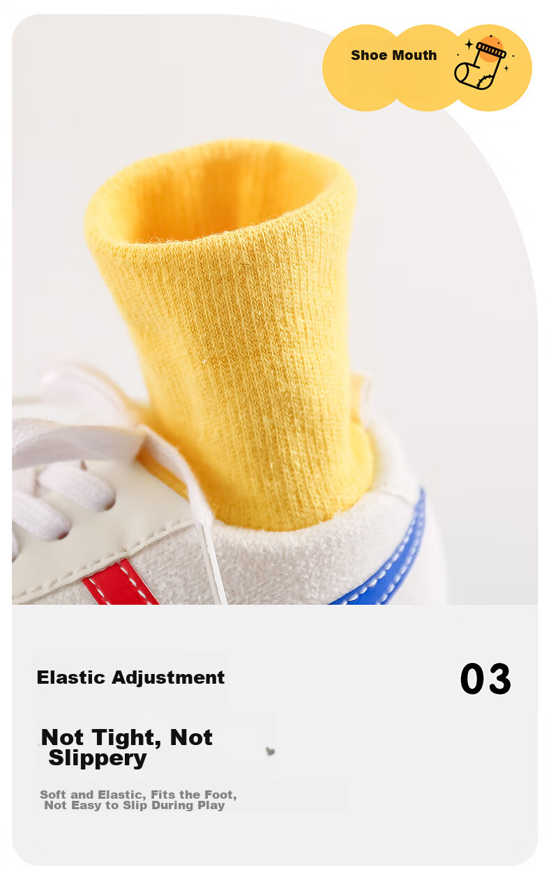 LAXIALIYA Baby Shoes, Infant Footwear, Newborn Shoes And Socks, Pre-Walking Shoes, Toddler Walking Shoes for Boys, Cotton Shoes, 0-1 Year Old, Spring And Autum 8