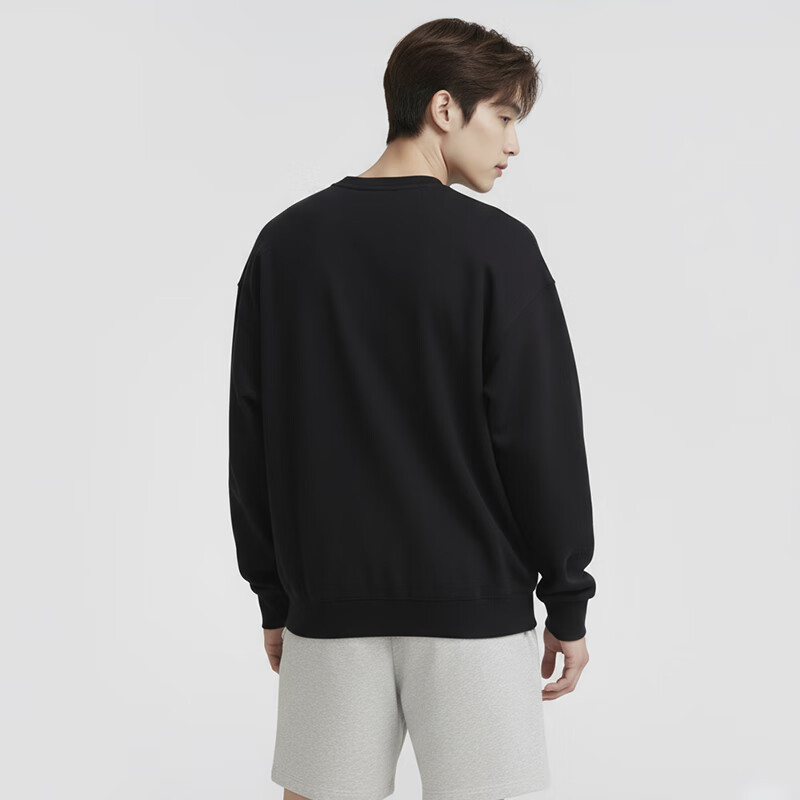 NIKE Men's Hoodie Knit Round Neck Trendy Fashion Simple All-match HJ1820-010 Black M