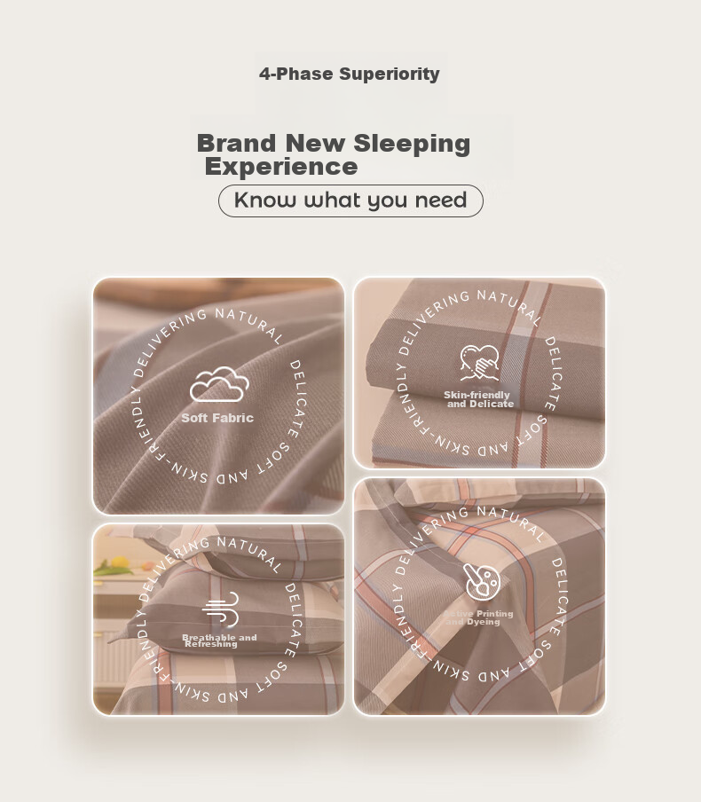 Grace 7A Antibacterial Bedsheet Single Piece, Brushed Single Mattress Cover Bedspread Bed Skirt, 2.3*2.5 Meters 2