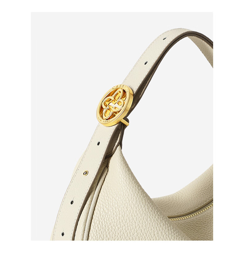 CASSILE Women's Handbag, Top-Grain Leather, Crescent Moon Design, Underarm Crossbody Bag, Practical Gift for Wife on May 20th 4