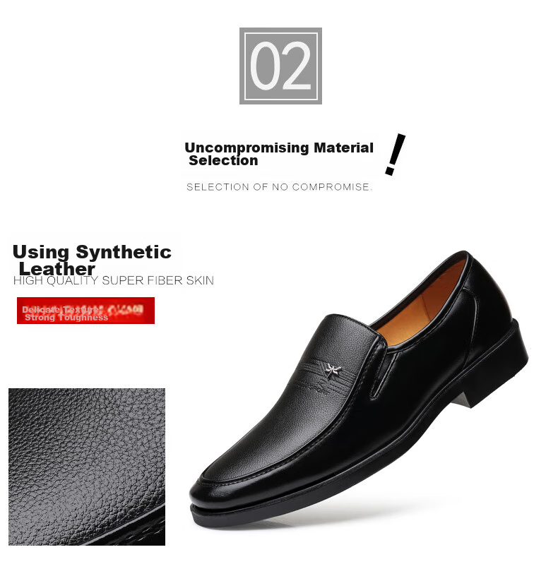 CARTELO Men's Leather Shoes, Business Casual Shoes for Spring, Comfortable Dad Shoes with Soft Soles, Driving Shoes for Men, 1202 Black, Size 38 9